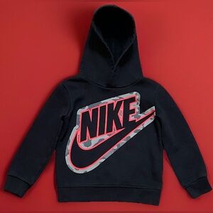 Nike Toddler Black & Camo Hoodie sweatshirt Pullover 2T
